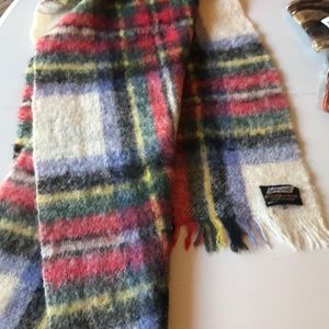 Plaid Wool Scarf